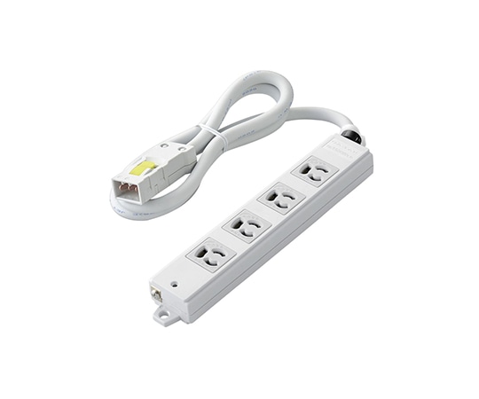 エレコム ハーネスタップ 4口 抜けどめあり 1m T-WHRM3410LG/RS 1個(ご注文単位1個)【直送品】