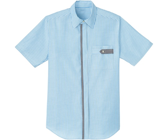 カーシーカシマ AMUS-NET シャツ ブルー M ASY196 1枚（ご注文単位1枚）【直送品】