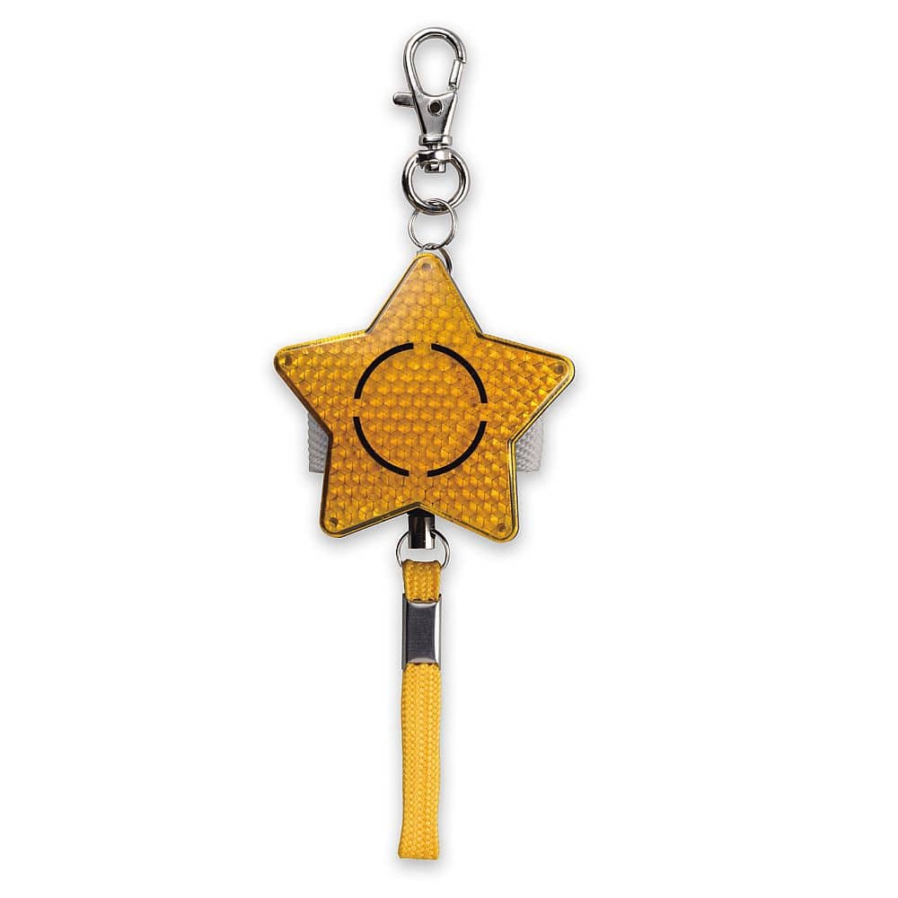 アスカ 防犯ブザー 反射タイプ オレンジ GE074ON 1個(ご注文単位1個)【直送品】