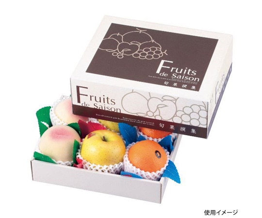 ヤマニパッケージ 青果用贈答箱 旬果撰集(小) 50枚 L-2171 1ケース(ご注文単位1ケース)【直送品】