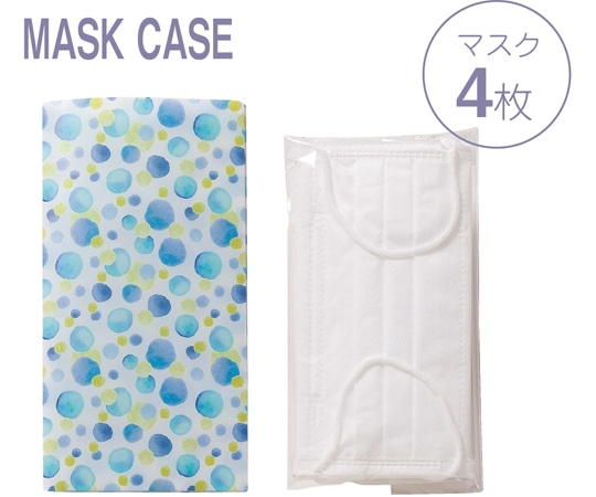 プレーリードッグ HeartNote 国産マスク4枚&抗菌マスクケース FTP-40 1セット(ご注文単位1セット)【直送品】