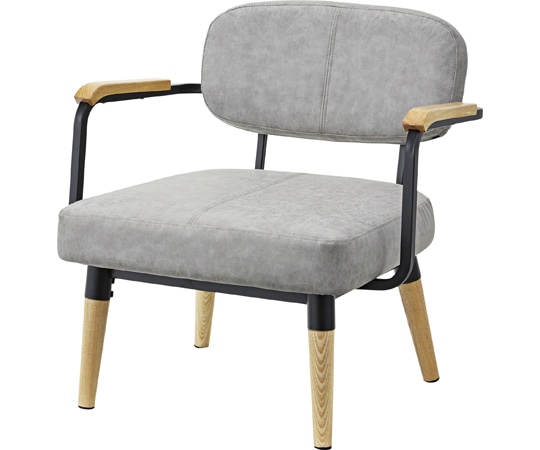 東谷 ロイス 1人掛 グレー RTO-451GY 1個（ご注文単位1個）【直送品】