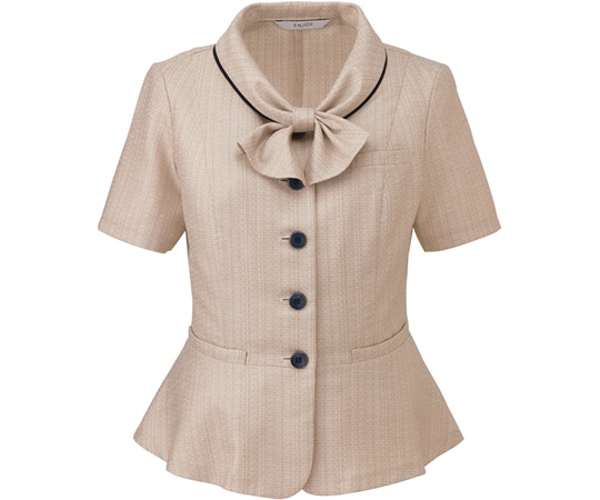 カーシーカシマ ENJOY オーバーブラウス PURETWEED ベージュ 7号 ESA704 1枚（ご注文単位1枚）【直送品】