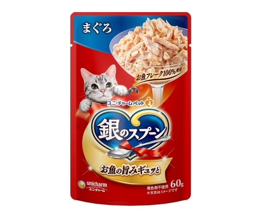 ユニ・チャーム 銀のスプーン パウチ まぐろ 60g  1個（ご注文単位1個）【直送品】