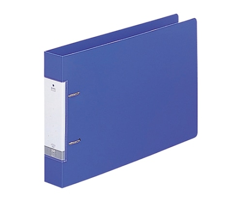 LIHITLAB リクエスト D型リングファイル 8青 G2236 G2236-8 1冊(ご注文単位1冊)【直送品】