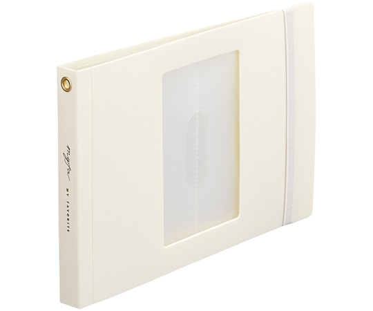 LIHITLAB myfa フォトコレクションファイル ミニ ミルキーホワイト N3328-0 1冊(ご注文単位1冊)【直送品】