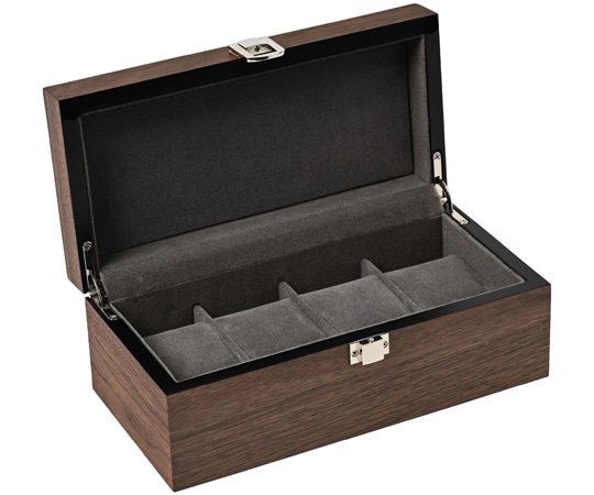 Es'prima 4本用木製ボックス クルミ ES5304WD 1個（ご注文単位1個）【直送品】