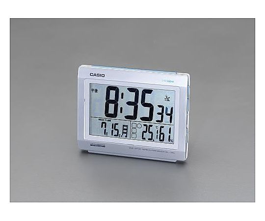 エスコ 164×65×129mm [電波]置時計 EA798CA-119 1個(ご注文単位1個)【直送品】