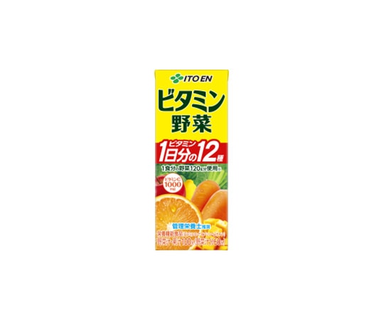 伊藤園 ビタミン野菜 紙パック 200mL 1ケース(24パック入)  1ケース※軽（ご注文単位1ケース）【直送品】