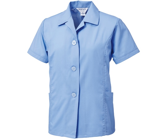 三愛 女性用事務服(半袖) サックス LL 363 1着（ご注文単位1着）【直送品】