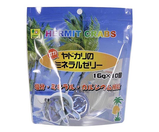 三晃商会 オカヤドカリのミネラルゼリー 16gX10個 579 1袋（ご注文単位1袋）【直送品】