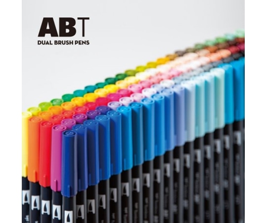 トンボ鉛筆 水性マーカー 全色セット 1セット(108色入) AB-T108CBULK 1セット（ご注文単位1セット）【直送品】