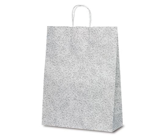 ベルベ 紙袋 自動紐手提袋 T-12 フロスティ(グレー) 200枚 1445 1ケース（ご注文単位1ケース）【直送品】