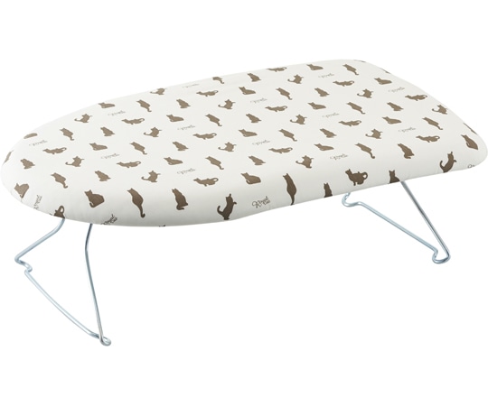 山崎実業 軽量スチールメッシュアイロン台 ネコプレス ホワイト 2640 1個（ご注文単位1個）【直送品】