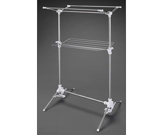 エスコ 840x660x1320-1800mm 物干し(ステンレス製) EA951FB-42A 1個(ご注文単位1個)【直送品】