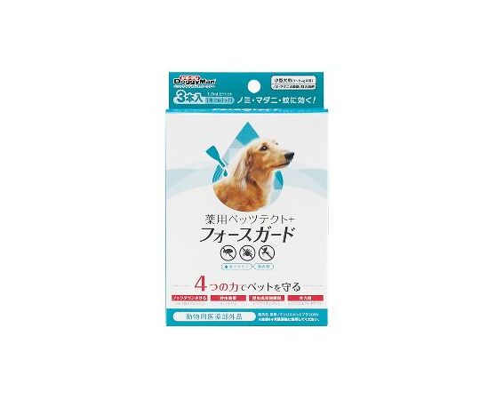 ドギーマンハヤシ 薬用ペッツテクト+フォースガード小型犬3本  1セット（ご注文単位1セット）【直送品】