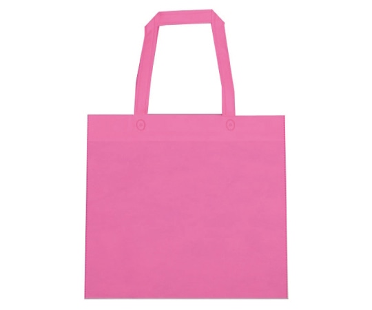 三和 不織布手提げバッグ ピンク 1ケース(500枚入) SW3835-19 1ケース（ご注文単位1ケース）【直送品】