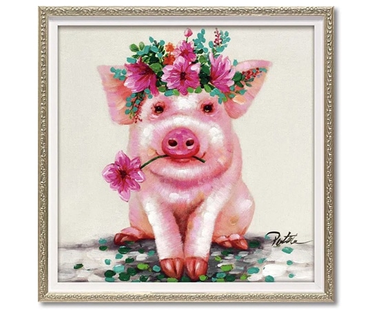 ユーパワー オイル ペイント アート｢プレゼント(Sサイズ)｣ OP-07064 1個（ご注文単位1個）【直送品】