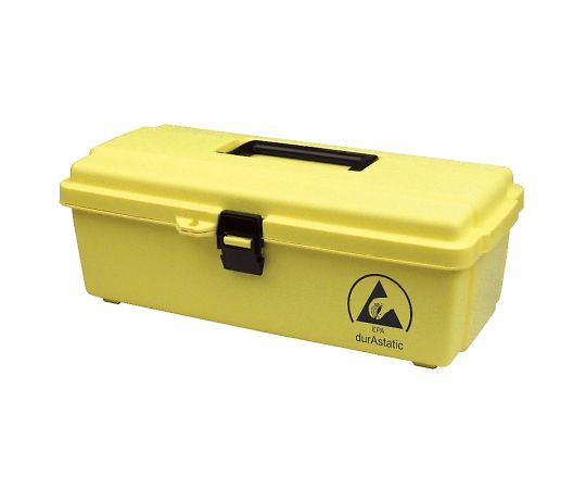 DESCO ツールボックス 静電対策素材 黄 35870 1個 (ご注文単位1個)【直送品】