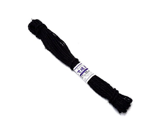 WIZ'A(アークランドサカモト) しゅろ縄 黒 3mm×15m 727890 1個(ご注文単位1個)【直送品】