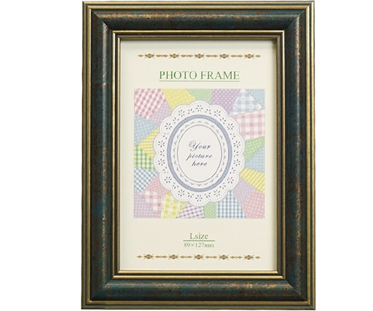 万丈 Nフレーム 1001 L判 ブルー NF2-L-BL 1個(ご注文単位1個)【直送品】