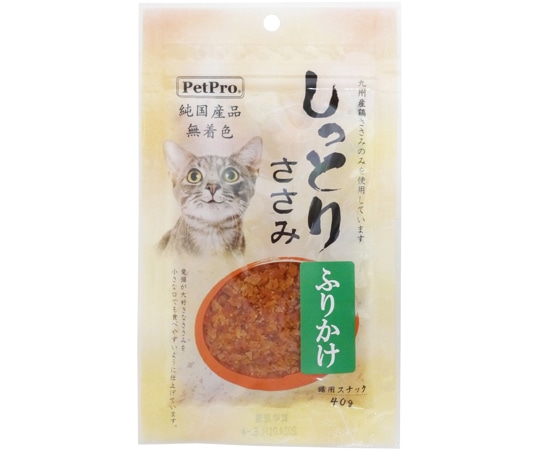 ペットプロジャパン ペットプロ 純国産しっとりささみ ふりかけ 40g  1個（ご注文単位1個）【直送品】