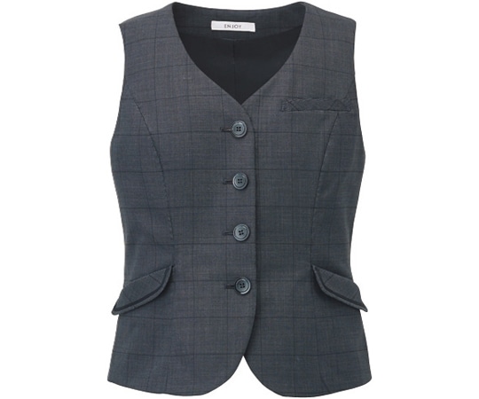 カーシーカシマ ENJOY ベスト GRAPHENE TECH チャコール 19号 EAV758 1枚（ご注文単位1枚）【直送品】