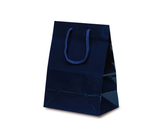 ベルベ 紙袋 ミニバック ネイビー 100枚 1521 1ケース（ご注文単位1ケース）【直送品】