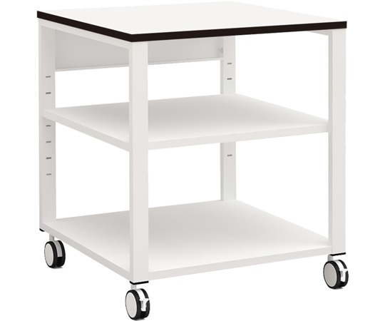 Y2K プリンターテーブル660 ホワイト  1台（ご注文単位1台）【直送品】