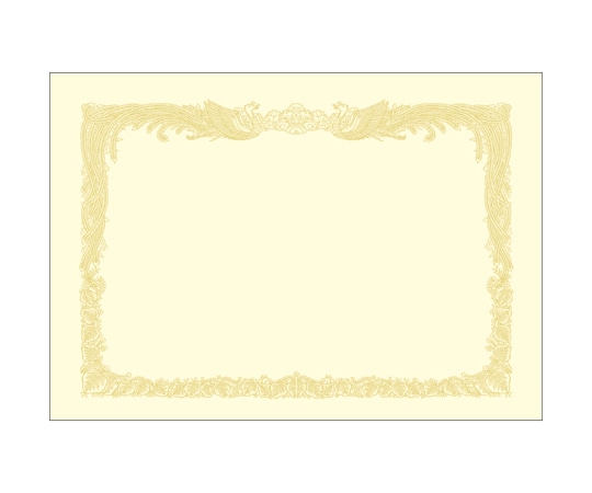 ササガワ OA賞状用紙 クリーム A4判 縦書用 100枚入 10-1167 1箱(ご注文単位1箱)【直送品】