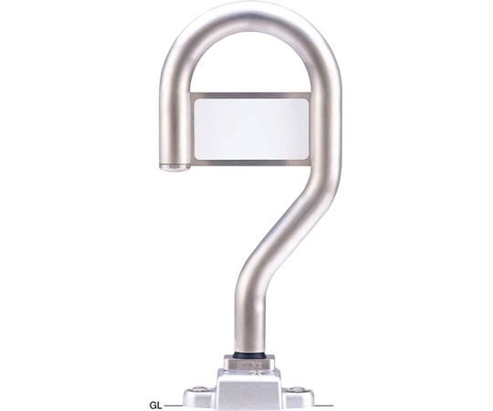 サンポール パークバリカー(可倒式車止め) PKB-140A 1台(ご注文単位1台)【直送品】