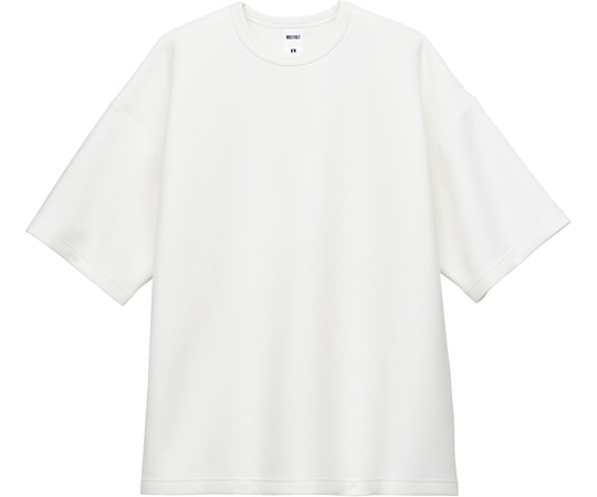 ボンマックス 8.5オンスダンボールニットビッグシルエットTシャツ(ポリジン加工) オフホワイト M MS1167 1枚（ご注文単位1枚）【直送品】