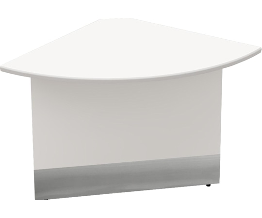 Y2K ローカウンターコーナー スチール ホワイト  1個（ご注文単位1個）【直送品】