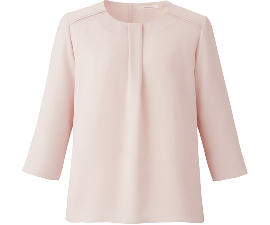 ボンマックス 七分袖ブラウス ピンクベージュ 3L BCB4101 1枚（ご注文単位1枚）【直送品】