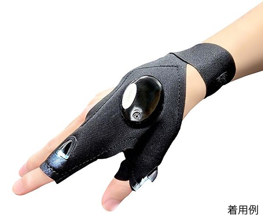 東京ミモレ 指先LED照明 手もとライトグローブ TMTL-001 1セット(ご注文単位1セット)【直送品】