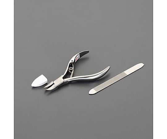 エスコ 110mm ニッパー型爪切り(ヤスリ付) EA916HH-26 1個(ご注文単位1個)【直送品】