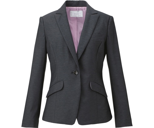 カーシーカシマ ENJOY ジャケット AIR FIT SUITS AIR KNIT WOOL チャコール 11号 EAJ586 1枚（ご注文単位1枚）【直送品】