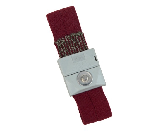 DESCO SCS アジャスタブルリストストラップ用バンドのみ 赤 10本入り 2304-R 1袋 (ご注文単位1袋)【直送品】