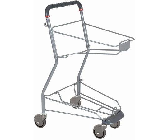 大和産業 ショッピングカート ダークグレー W521×D571×H951mm PVN901E-C100 1台（ご注文単位1台）【直送品】