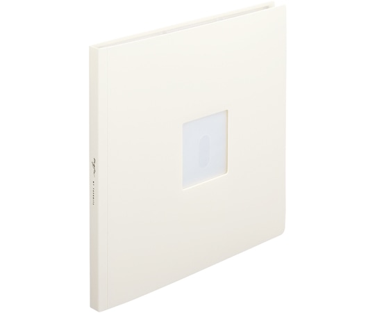 LIHITLAB myfa スクエアフォトコレクションファイル ミルキーホワイト N3327-0 1冊(ご注文単位1冊)【直送品】