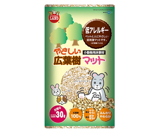 マルカン やさしい広葉樹マット 30L MR-916 1個（ご注文単位1個）【直送品】