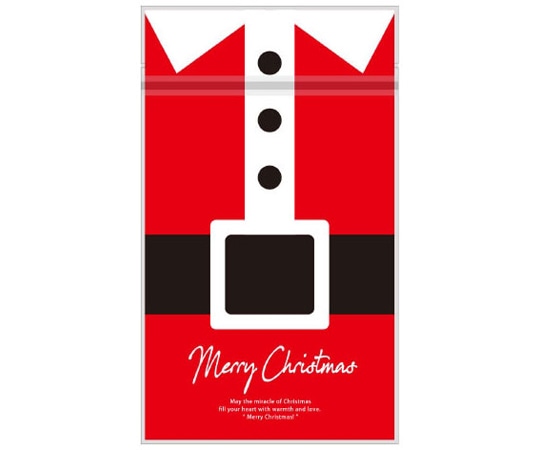 ヤマニパッケージ ポリ袋・真空袋 チャック付スタンド袋 サンタ 500枚 20-1960S 1ケース（ご注文単位1ケース）【直送品】