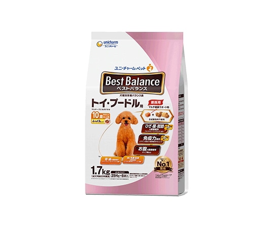 ユニ・チャーム ベストバランス ふっくら仕立て トイプードル用 10歳以上用 1.7kg  1個（ご注文単位1個）【直送品】