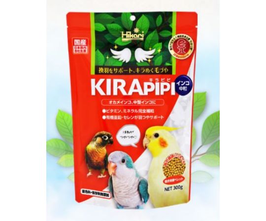 キョーリン キラピピインコ中粒 300g  1個（ご注文単位1個）【直送品】