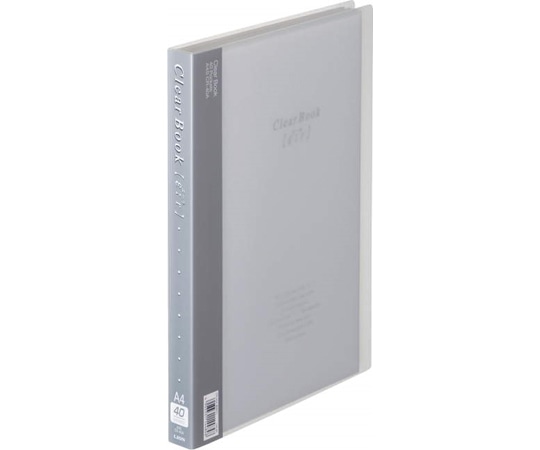 ライオン事務器 クリアーブック 【ε:r】 透明 CR-40A 1冊(ご注文単位1冊)【直送品】