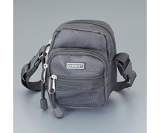 アズワン 89x38x153mm カメラポーチ(黒/ショルダーストラップ付) EA759ZA-201 1個（ご注文単位1個）【直送品】