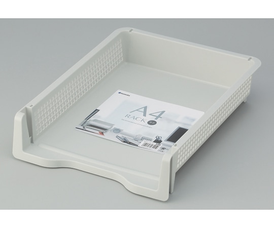 イノマタ化学 A4ラック グレー #4314 1個(ご注文単位1個)【直送品】