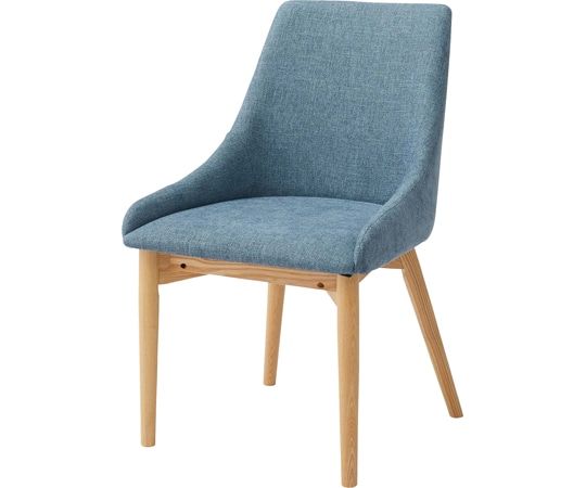 東谷 ダイニングチェア ブルー HOC-611BL 1個(ご注文単位1個)【直送品】