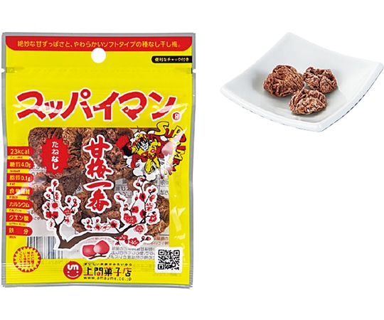 上間菓子店 スッパイマン 甘梅一番(たねなし)12袋入 375954 1組※軽（ご注文単位1組）【直送品】