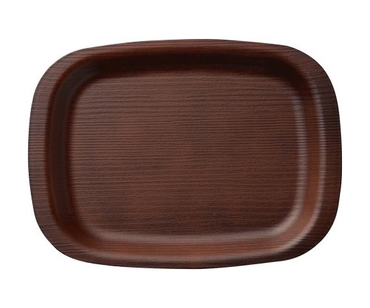 Daiwa 27cmオーバルウッドトレー ブラウン ND-503-BR 1個(ご注文単位1個)【直送品】